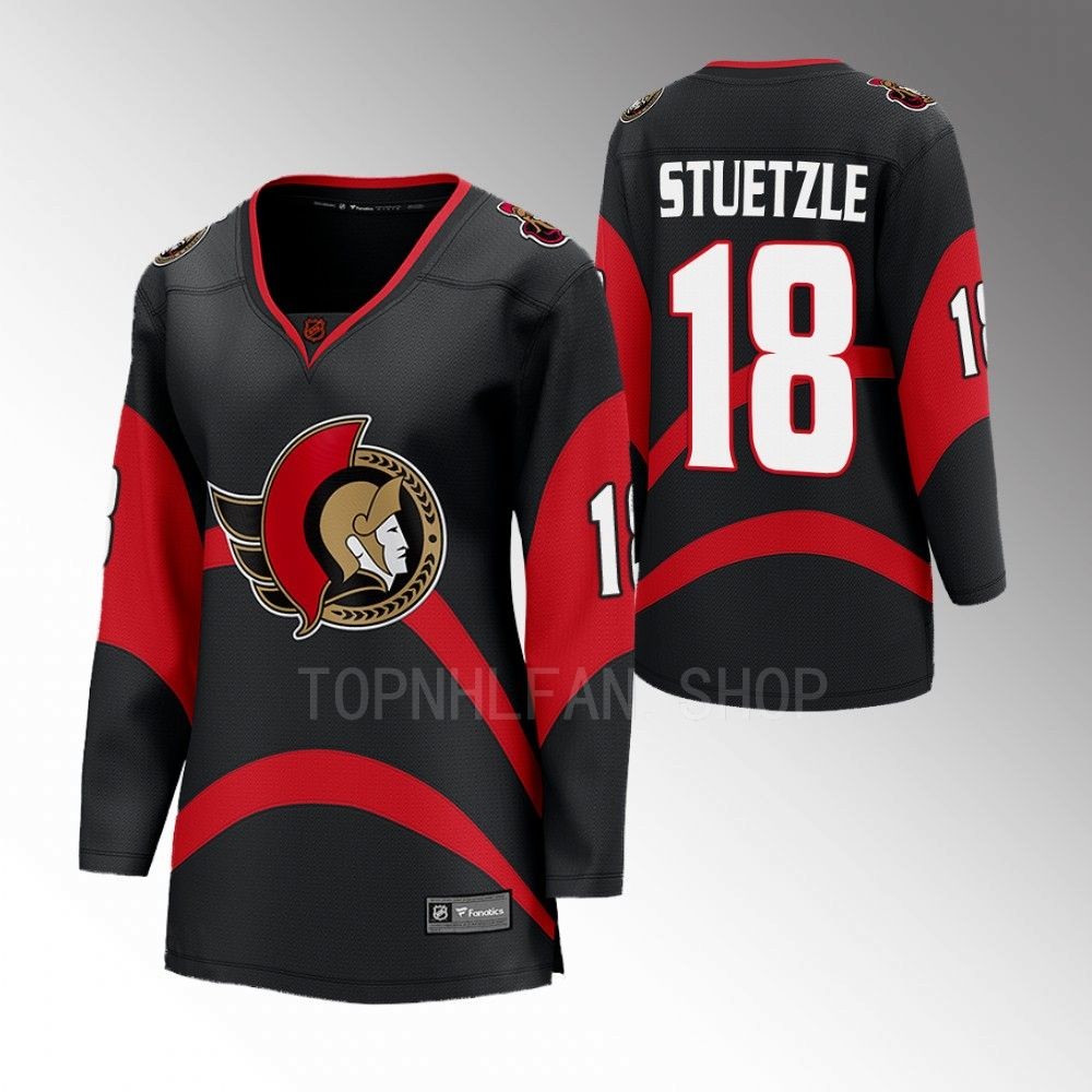 Ottawa Senators Tim Stuetzle Women Black 2022 Special Edition 2.0 Jersey