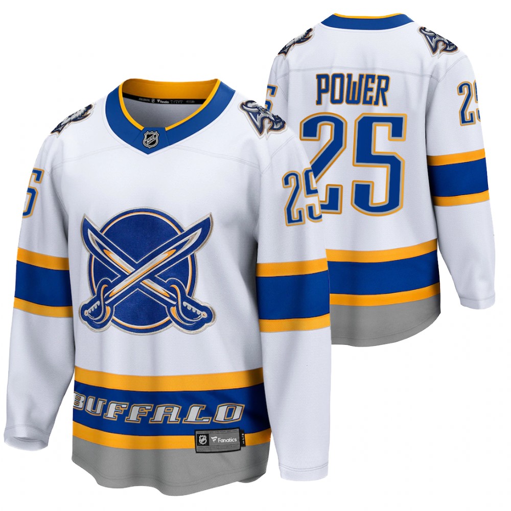 Owen Power Buffalo Sabres 2021 NHL Draft No.1 White Men Jersey Special Edition