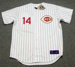 PETE ROSE Cincinnati Reds 1967 Home Majestic Baseball Throwback Jersey