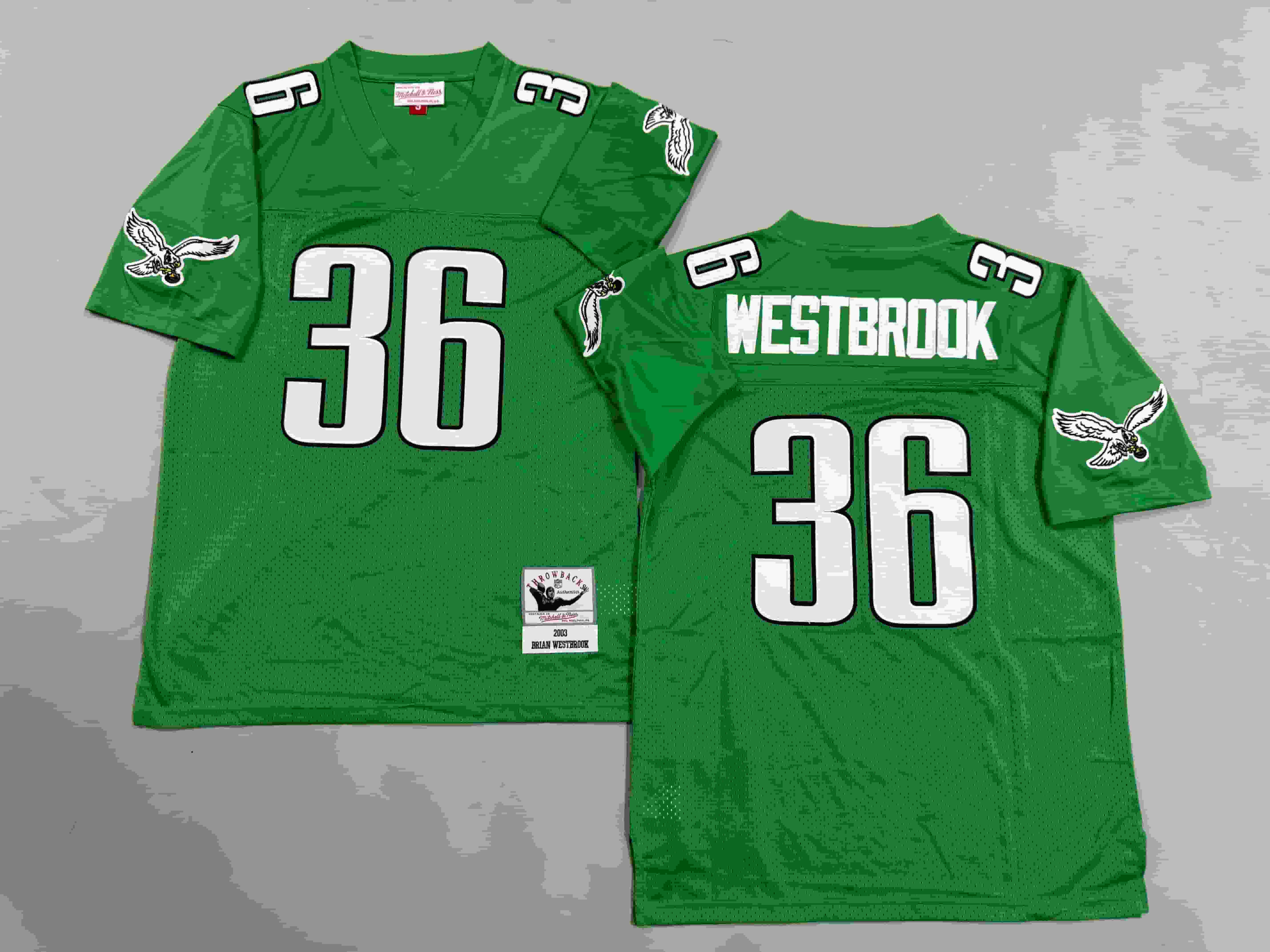 PHILADELPHIA EAGLES   Brian Westbrook # 36 Mitchell and Ness Jersey