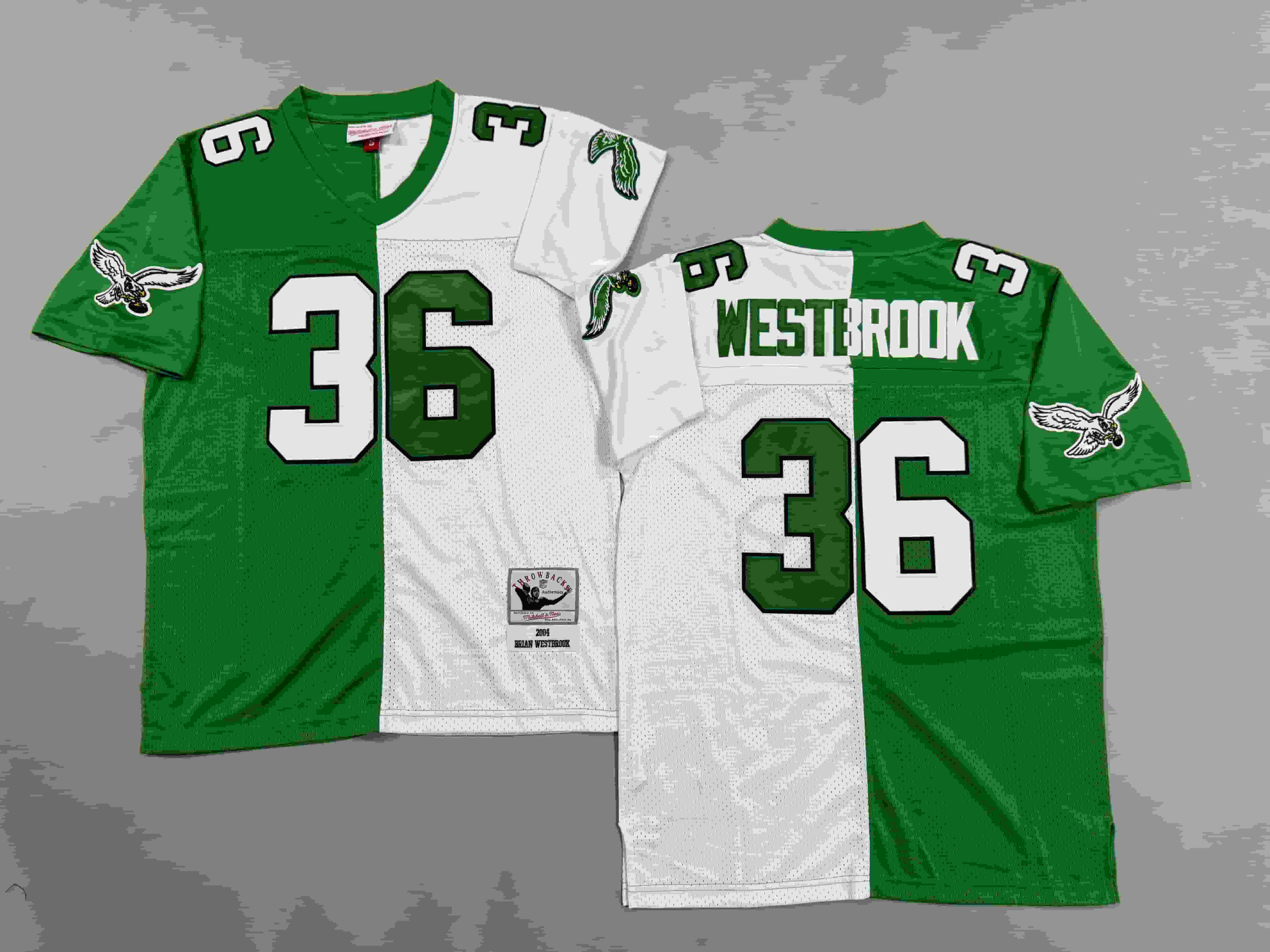 PHILADELPHIA EAGLES Brian Westbrook   # 36 Mitchell and Ness Jersey