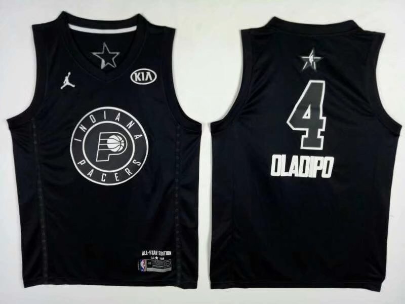 Pacers 4 Victor Oladipo Black 2018 All-Star Game Jordan Brand Authentic Jersey