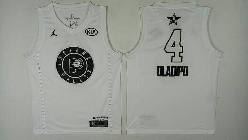 Pacers 4 Victor Oladipo White 2018 All-Star Game Jordan Brand Authentic Jersey