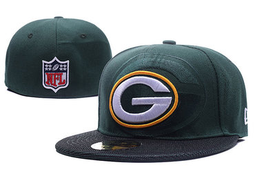 Packers Team logo Green Fitted Hat--LX