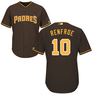 Padres #10 Hunter Renfroe Brown New Cool Base Stitched Baseball Jersey