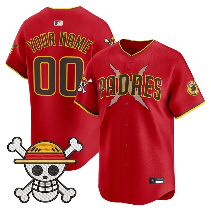 Padres x One Piece Vapor Premier Limited Custom Jersey