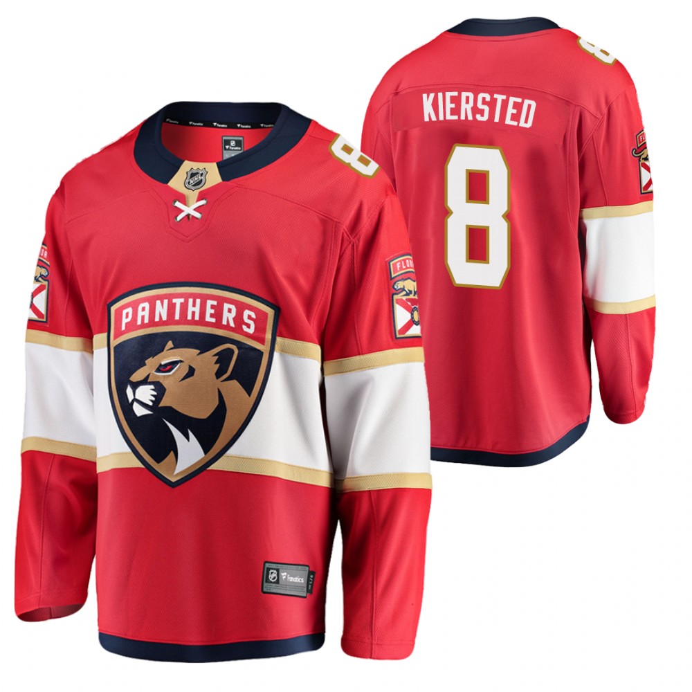 Panthers #8 Matt Kiersted Red 2021 Home Jersey
