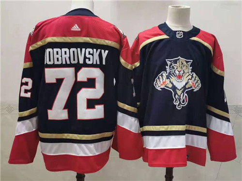 Panthers 72 Sergei Bobrovsky Black 2020-21 Reverse Retro Adidas Jersey