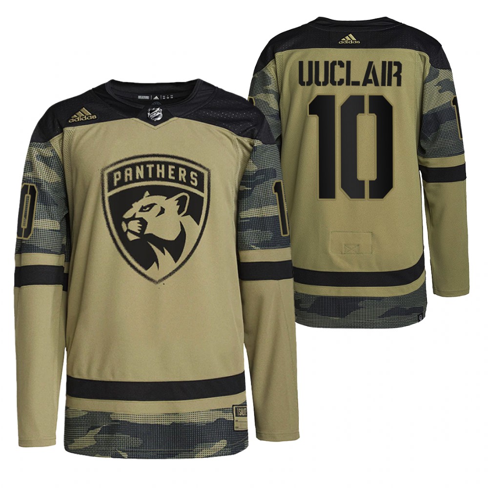 Panthers Anthony Duclair Military Appreciation Camo Practice Jersey