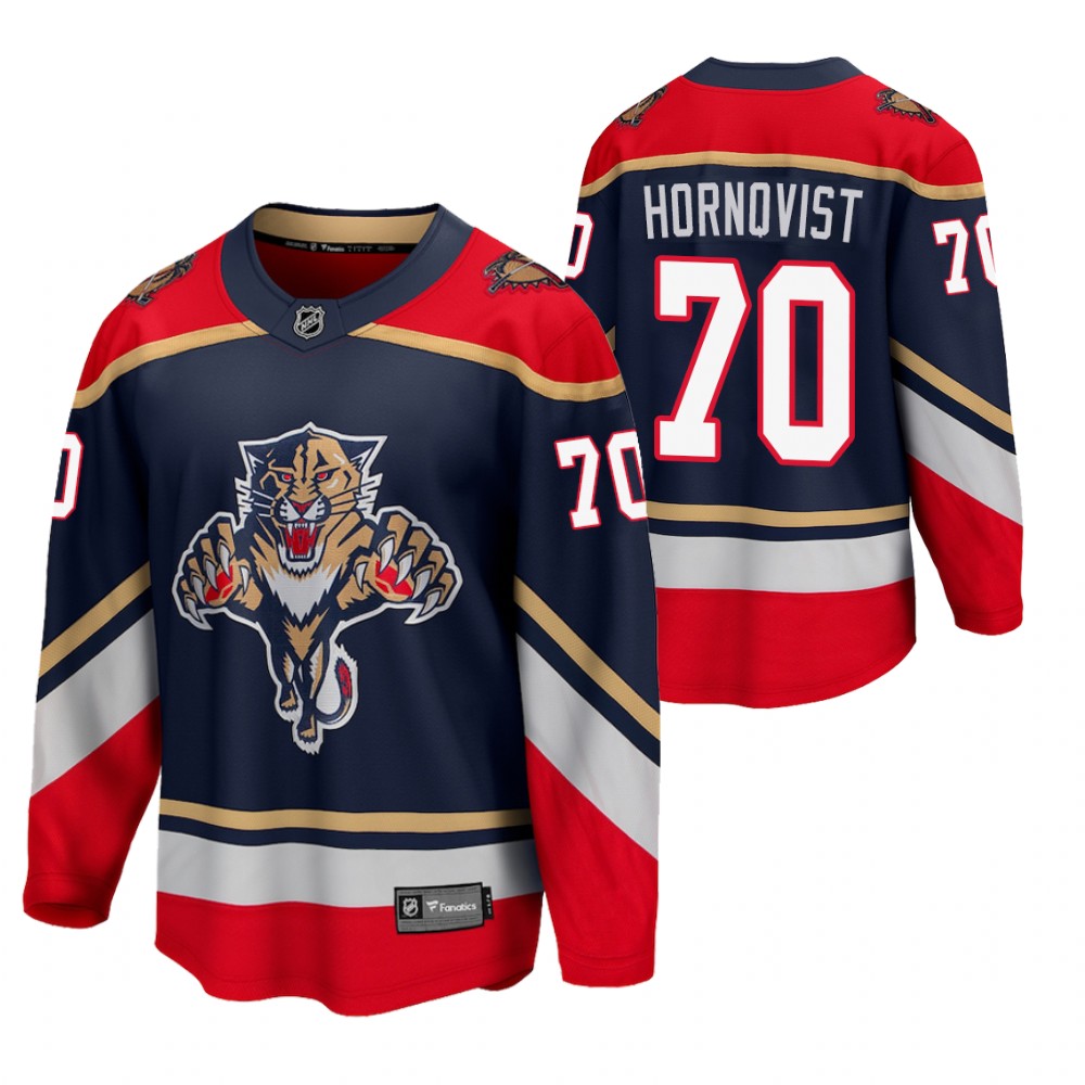 Patric Hornqvist Panthers 2021 Reverse Retro Blue Jersey Special Edition
