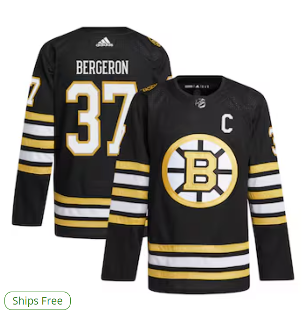 Patrice Bergeron Boston Bruins adidas Alternate Primegreen Authentic Player Jersey - Black