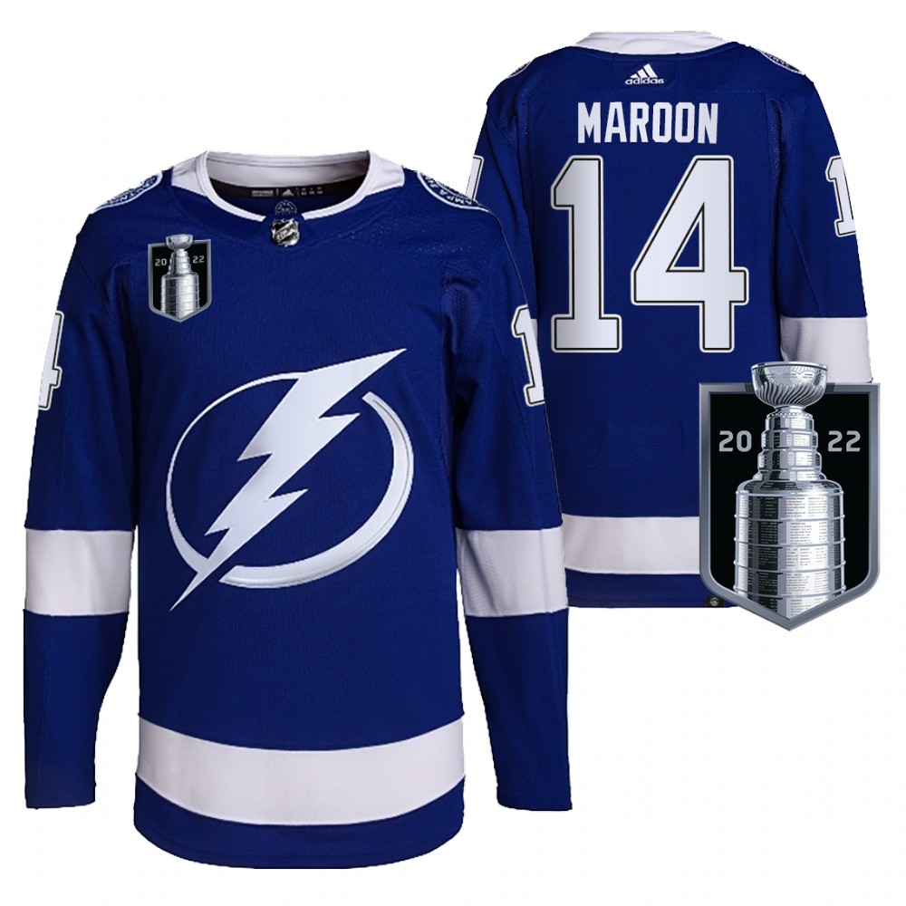Patrick Maroon Jersey Tampa Bay Lightning 2022 Stanley Cup Playoffs Blue Authentic Pro
