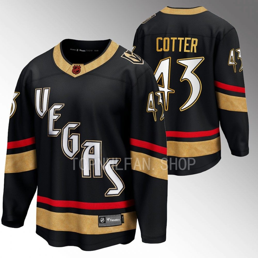 Paul Cotter Vegas Golden Knights Jersey Special Edition 2.0 Black 2022 Breakaway Player