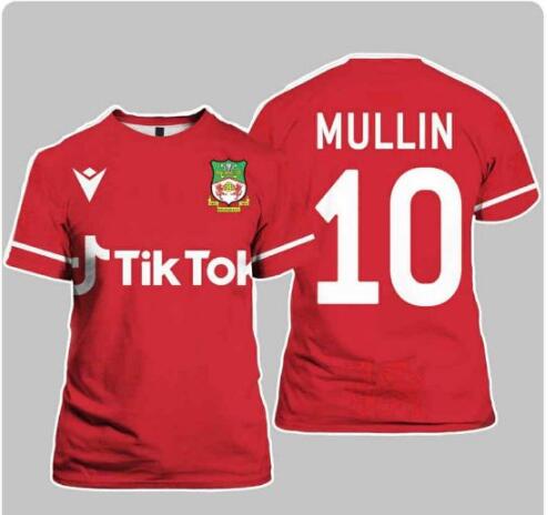 Paul Mullin 10 Wrexham AFC Football Shirt