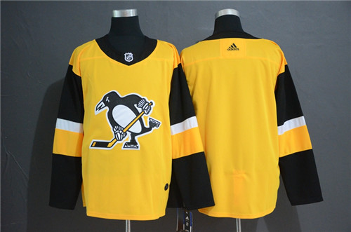 Penguins Blank Gold Alternate Adidas Jersey