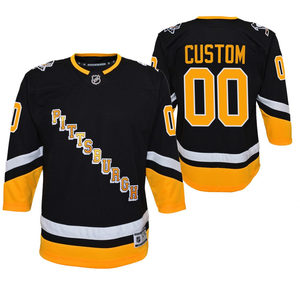 Penguins Custom 2021-22 Alternate Jersey Youth Premier Player