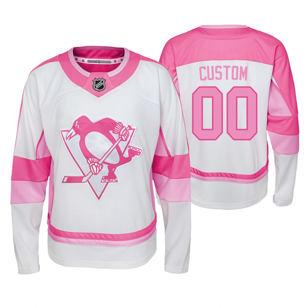 Penguins Custom Player 2019-20 Fishion Girl Jersey