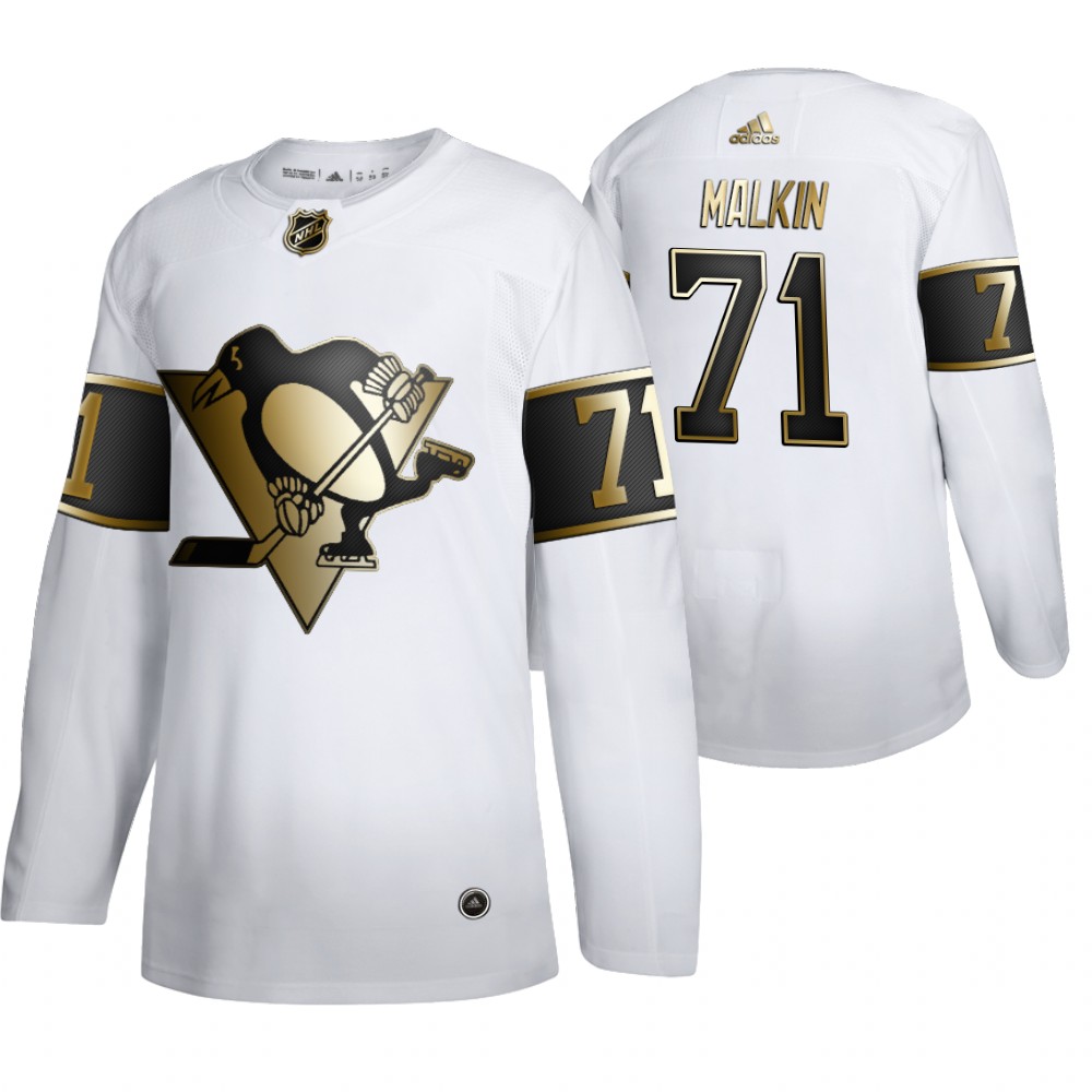 Penguins Evgeni Malkin Men's Authentic NHL Golden Edition Jersey