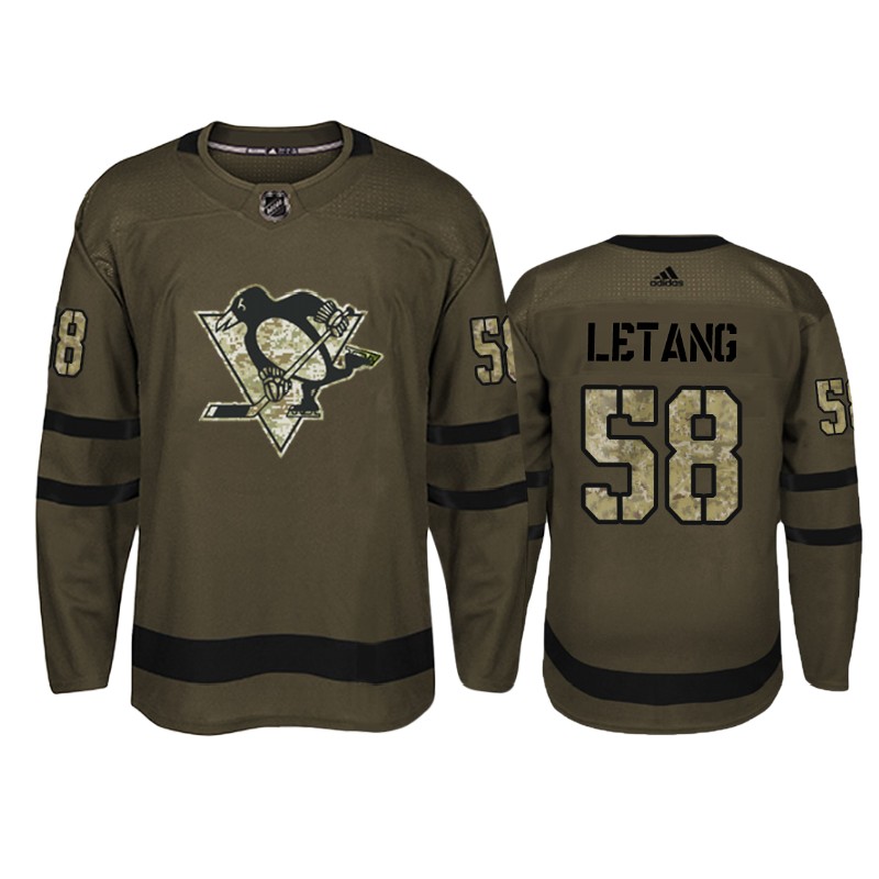 Penguins Kris Letang Camo Military Jersey