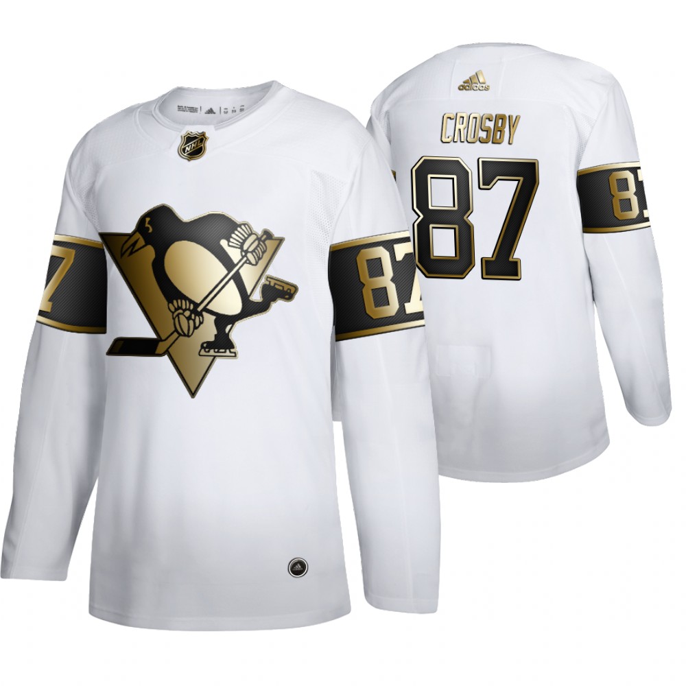 Penguins Sidney Crosby Men's Authentic NHL Golden Edition Jersey