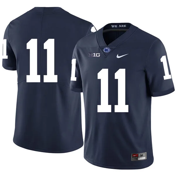 Penn State Nittany Lions #11 LaVar Arrington II Navy College Football Game Jersey 