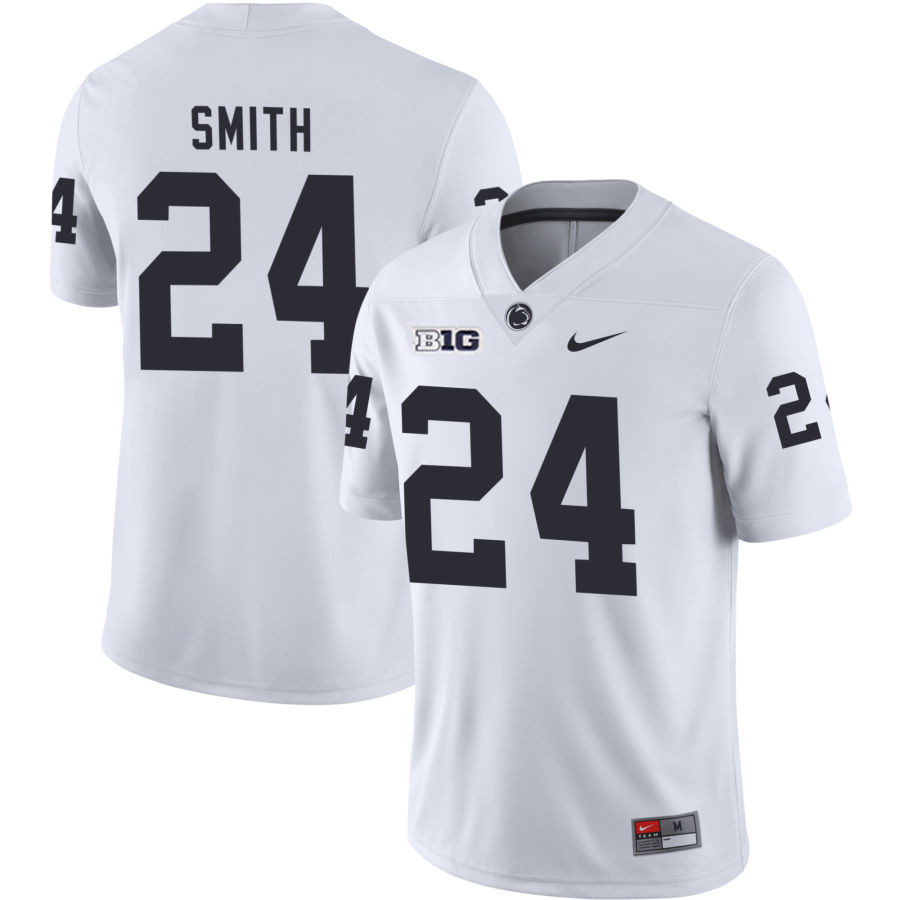 Penn State Nittany Lions #24 Corey Smith White With Name F.U.S.E. Limited College Football Game Jersey 