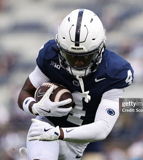 Penn State Nittany Lions #4 Tyseer Denmark Navy College Football Game Jersey 