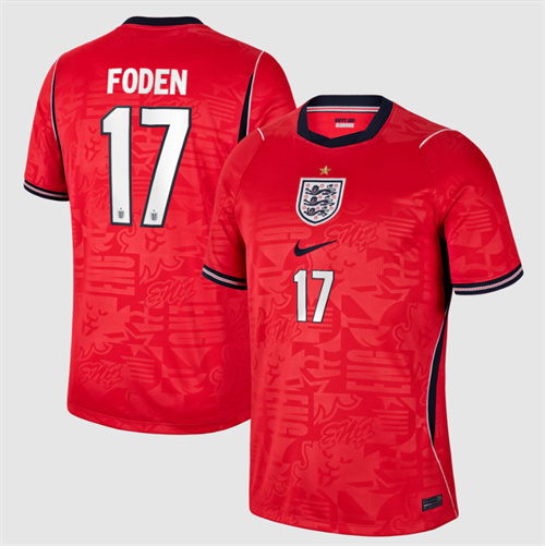 Phil Foden England National Team Nike 2026 Away Stadium Replica Jersey