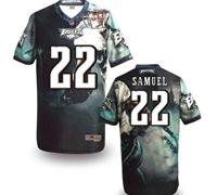 Philadelphia Eagles #22 SAMUEL Men's Stitched NFL Elite Fanatical Version Jersey (3)