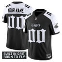 Philadelphia Eagles 'Gothic Philly Edition' Vapor Limited Custom Jersey V2 - All Stitched Men Alternate custom