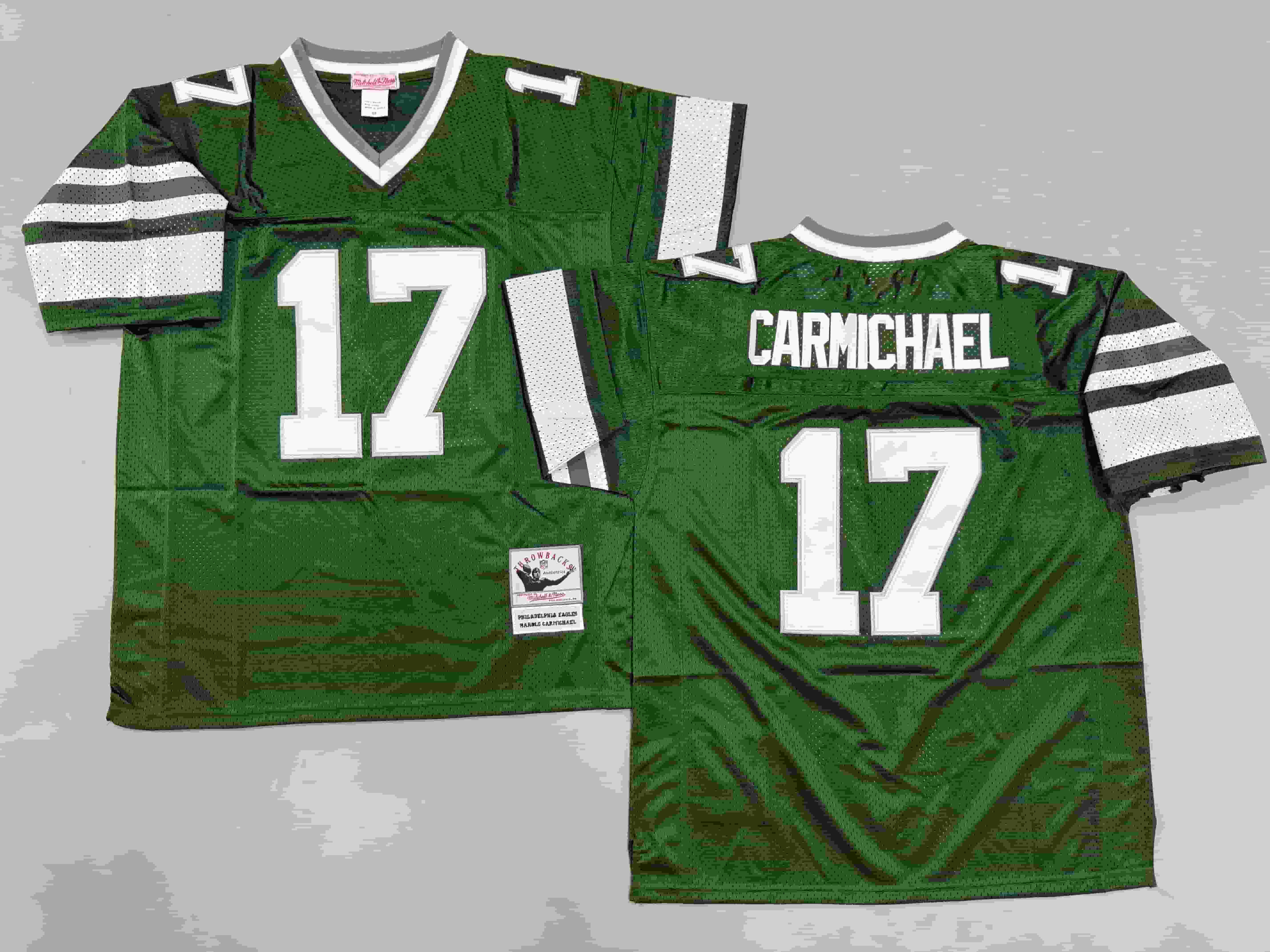Philadelphia Eagles Harold Carmichael 17 Mitchell Ness Football   jersey