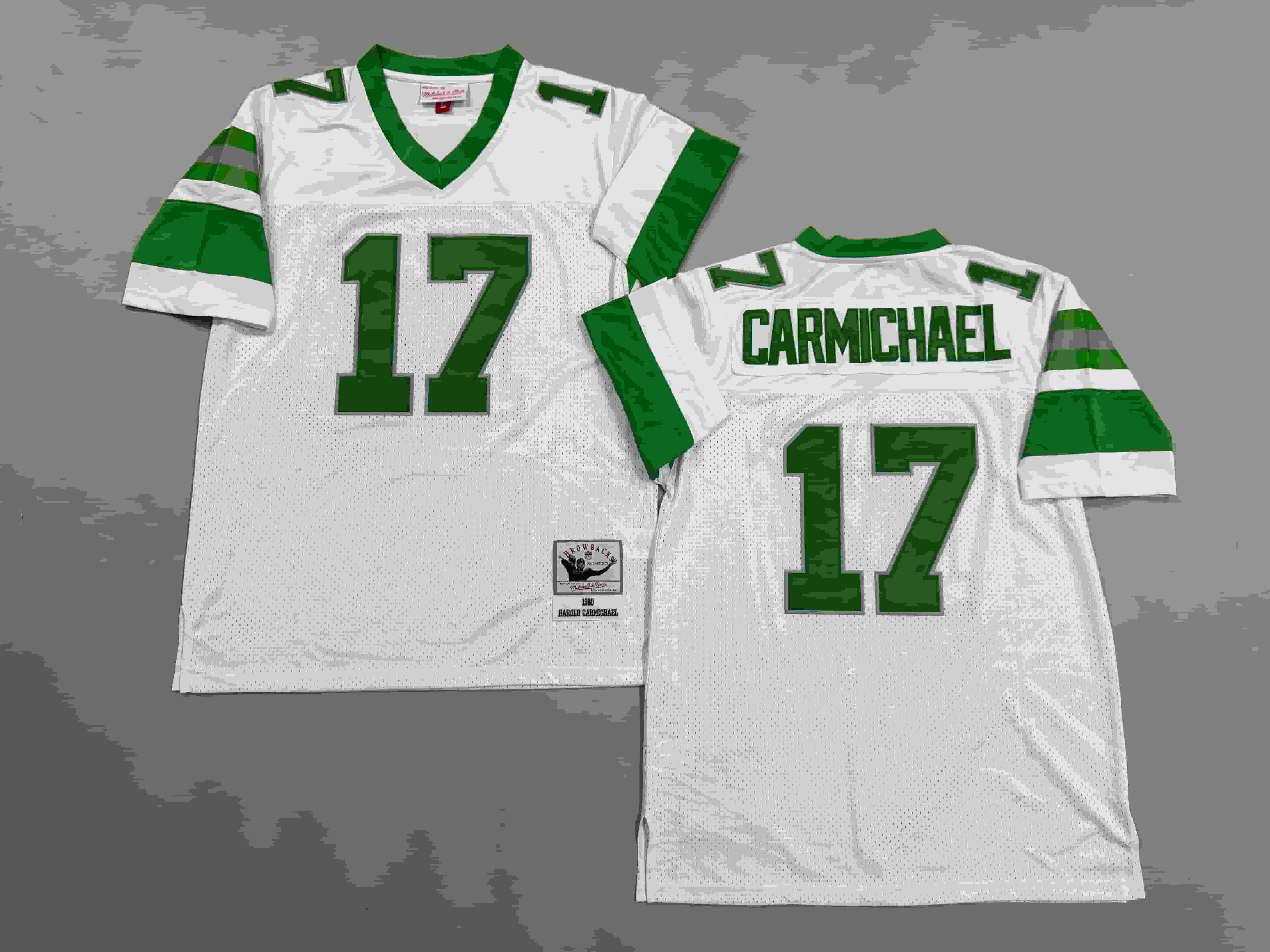 Philadelphia Eagles Harold Carmichael 17 Mitchell Ness Football  jersey