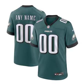 Philadelphia Eagles Nike Custom Game Jersey - Midnight Green