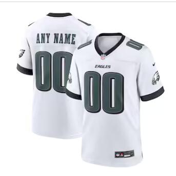 Philadelphia Eagles Nike Custom Game Jersey - White