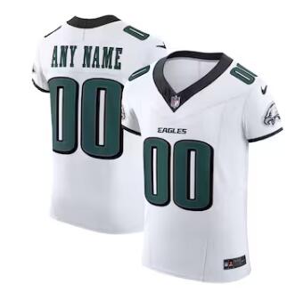 Philadelphia Eagles Nike Vapor F.U.S.E. Elite Custom Jersey - White