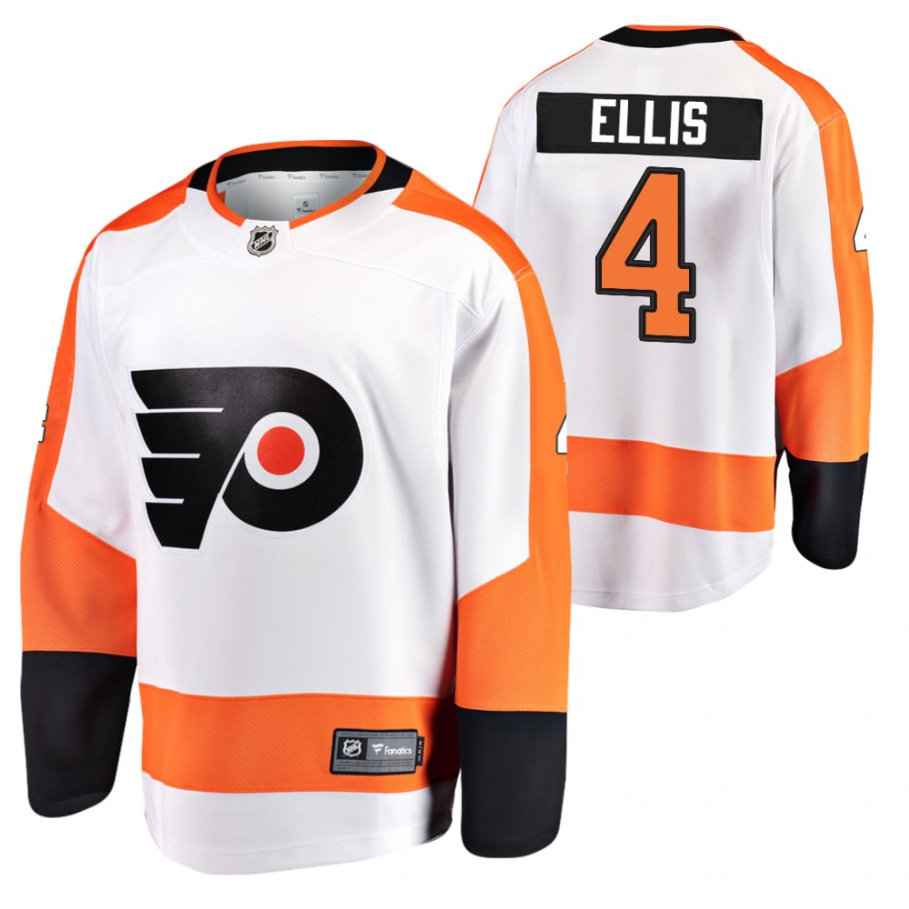 Philadelphia Flyers Ryan Ellis White Away 2021 Jersey