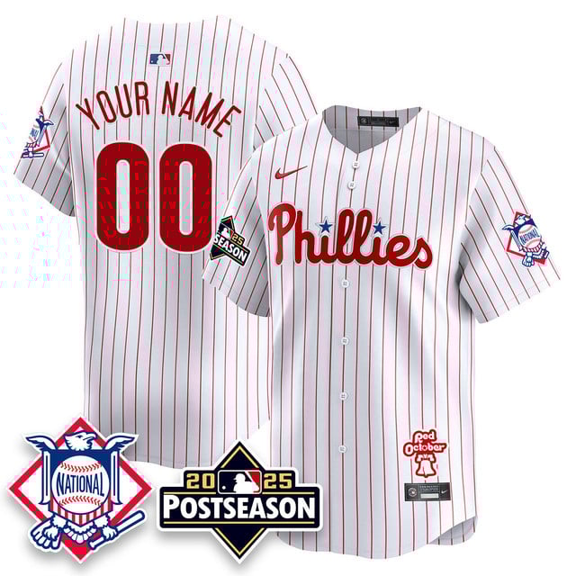 Philadelphia Phillies 2025 Postseason CUSTOM Jersey