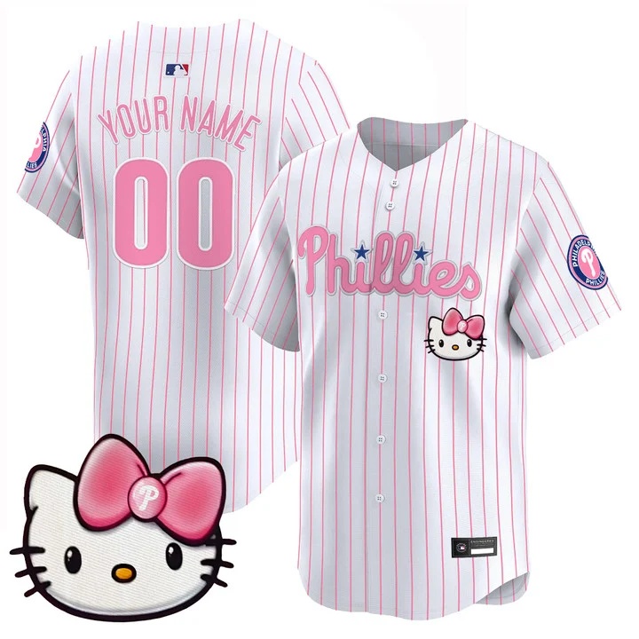 Philadelphia Phillies Hello Kitty Vapor Premier Limited Custom Jersey