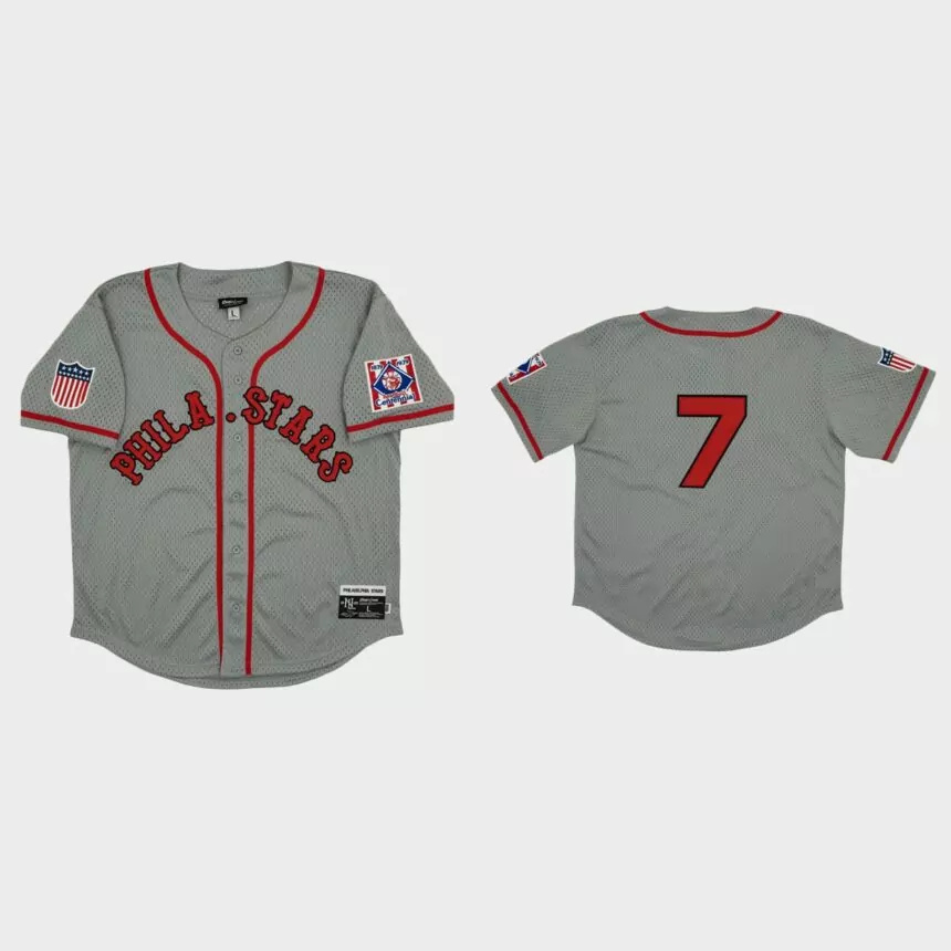 Philadelphia Stars #7 Rings & Crwns Mesh Replica Jersey – Gray.jpg