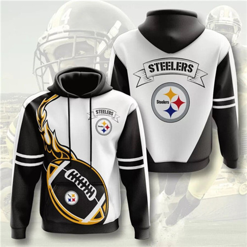 Pitsburg Steelers Camo Hoodie-8