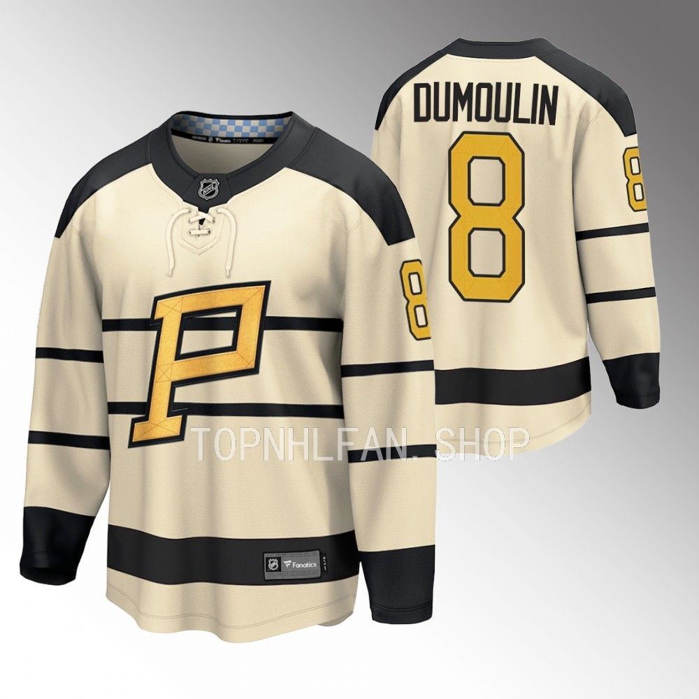 Pittsburgh Penguins Brian Dumoulin Cream 2023 Winter Classic Player Jersey