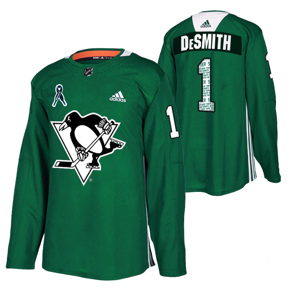 Pittsburgh Penguins Casey DeSmith Green Sports Matter Special Jersey