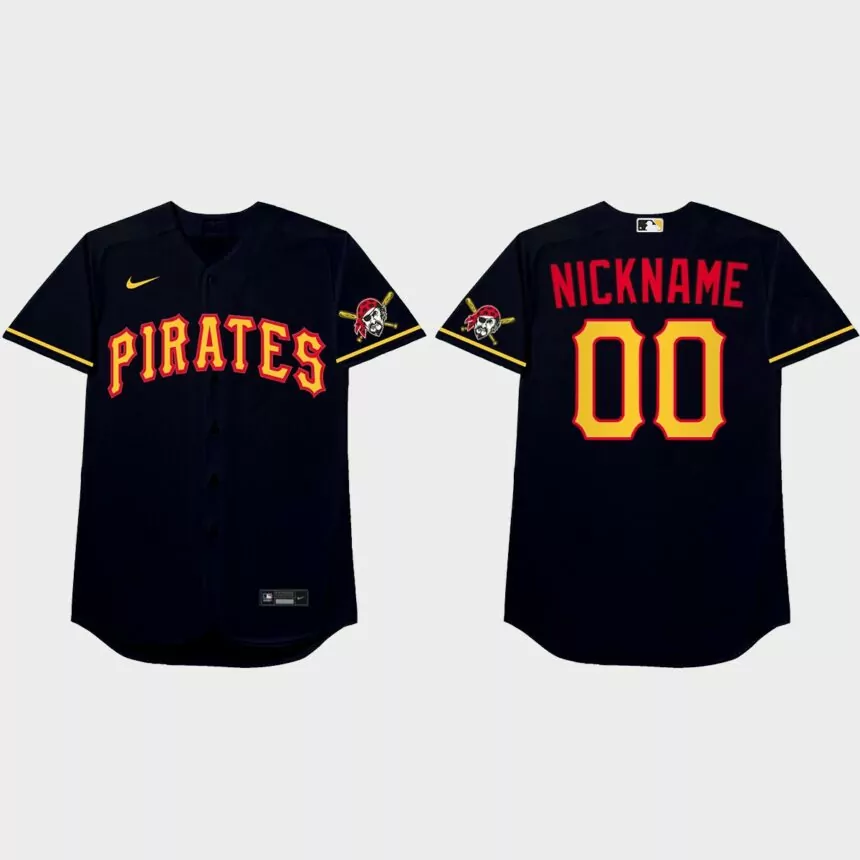Pittsburgh Pirates Custom 2021 Players’ Weekend Nickname Jersey – Blue
