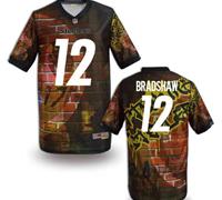 Pittsburgh Steelers #12 BRADSHAW Men's Stitched NFL Elite Fanatical Version Jersey (4)