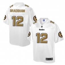Pittsburgh Steelers #12 Terry Bradshaw White Pro Line Fashion Jersey