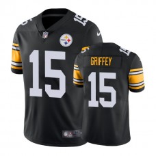 Pittsburgh Steelers #15 Trey Griffey Vapor Untouchable Limited Throwback Black Jersey
