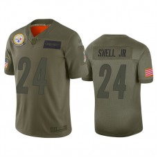 Pittsburgh Steelers #24 Benny Snell Jr. Camo 2019 Salute to Service Limited Jersey