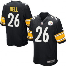 Pittsburgh Steelers #26 Le'Veon Bell Black Game Jersey