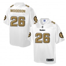 Pittsburgh Steelers #26 Rod Woodson White Pro Line Fashion Jersey