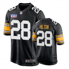 Pittsburgh Steelers #28 Mike Hilton 1978 Throwback Super Bowl XIII Black Jersey